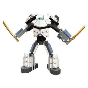 30591 Lego Ninjago Legacy Titanium & Mini Mech 2w1 - 77 elementów